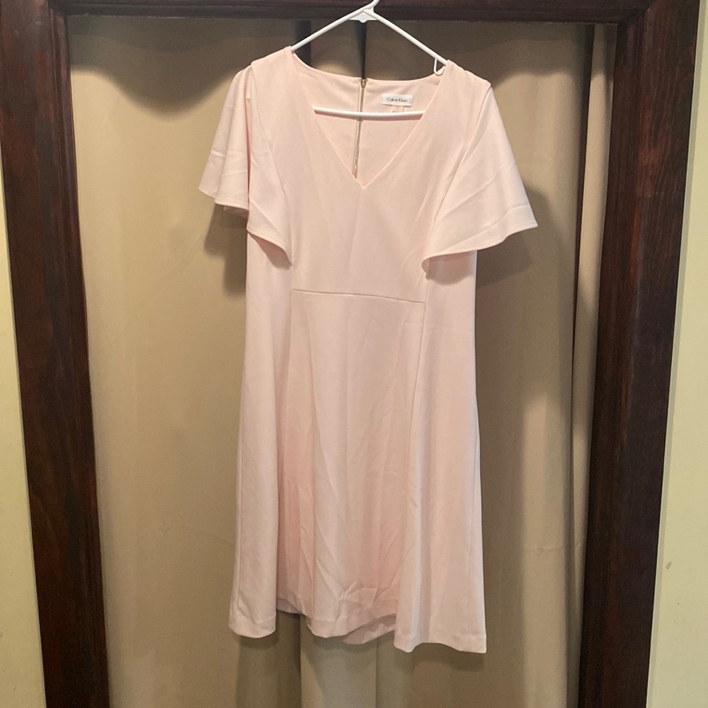 Calvin Klein blush dress